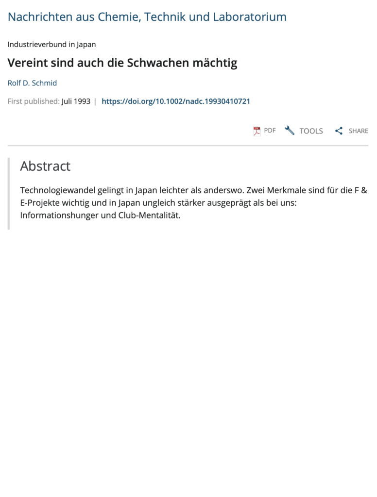 Vereint sind auch die Schwachen mächtig
